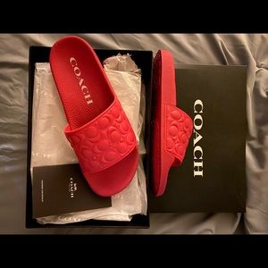 BNWT Authentic COACH Sport Slide Sandals